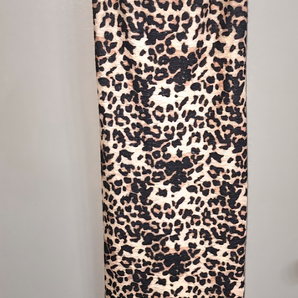 Elegant Leopard Print Pencil Dress